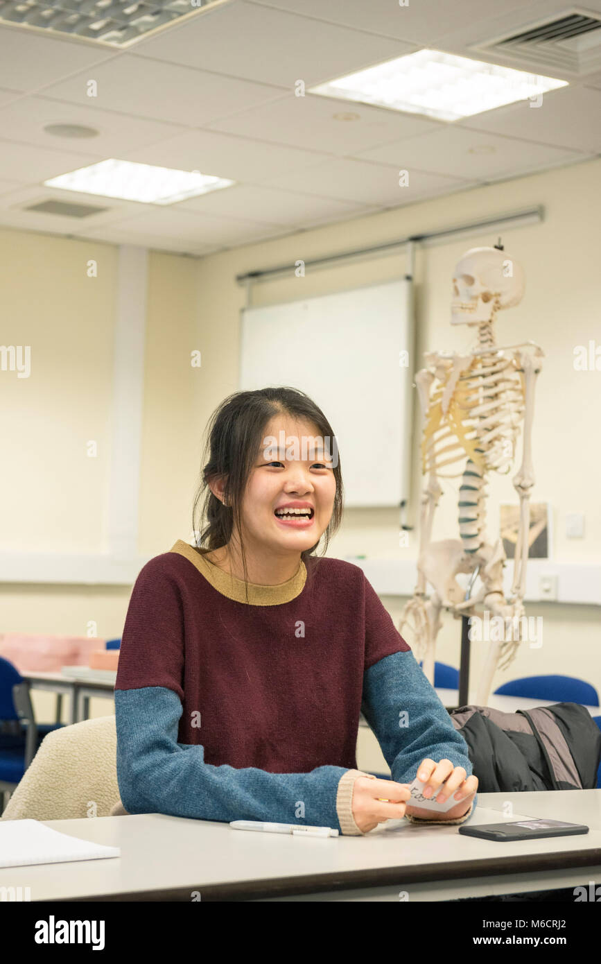 international students learn in a classroom all about the human anatomy ... Biology Diagrams
