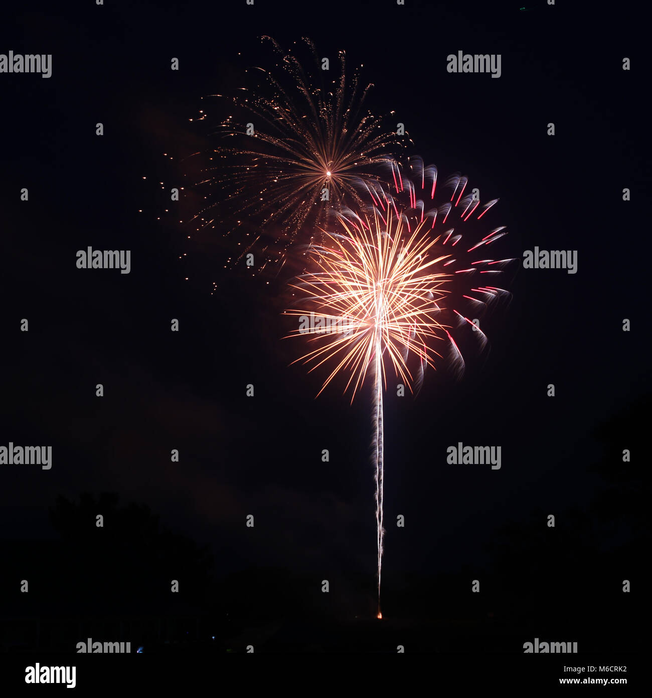 July 4th Fireworks Display in South Carolina Stock Photo Alamy