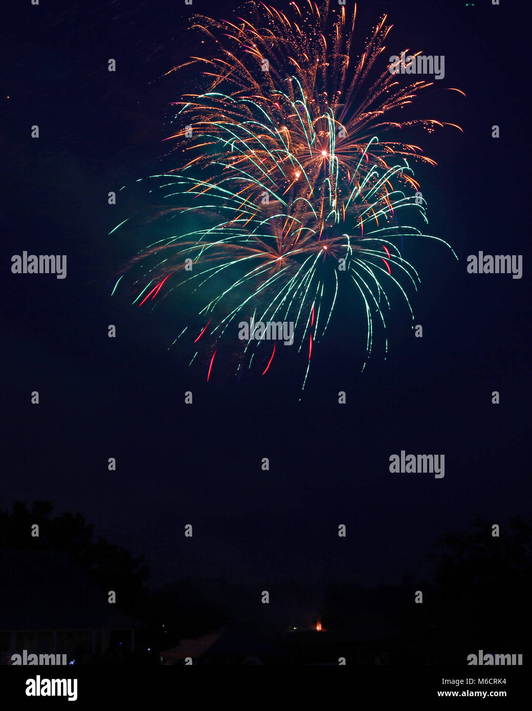 July 4th Fireworks Display in South Carolina Stock Photo Alamy