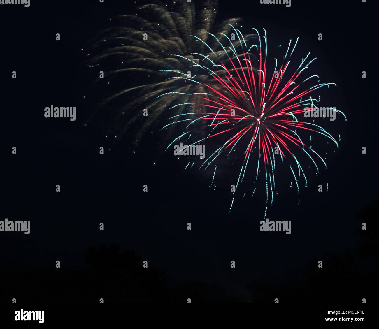 July 4th Fireworks Display in South Carolina Stock Photo Alamy