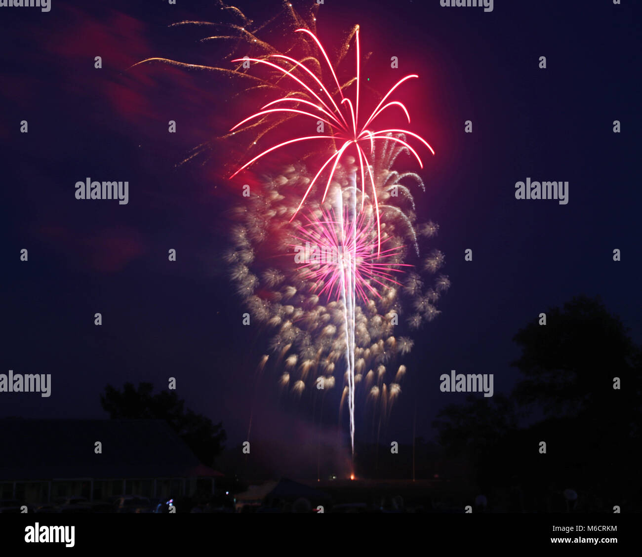 July 4th Fireworks Display in South Carolina Stock Photo Alamy