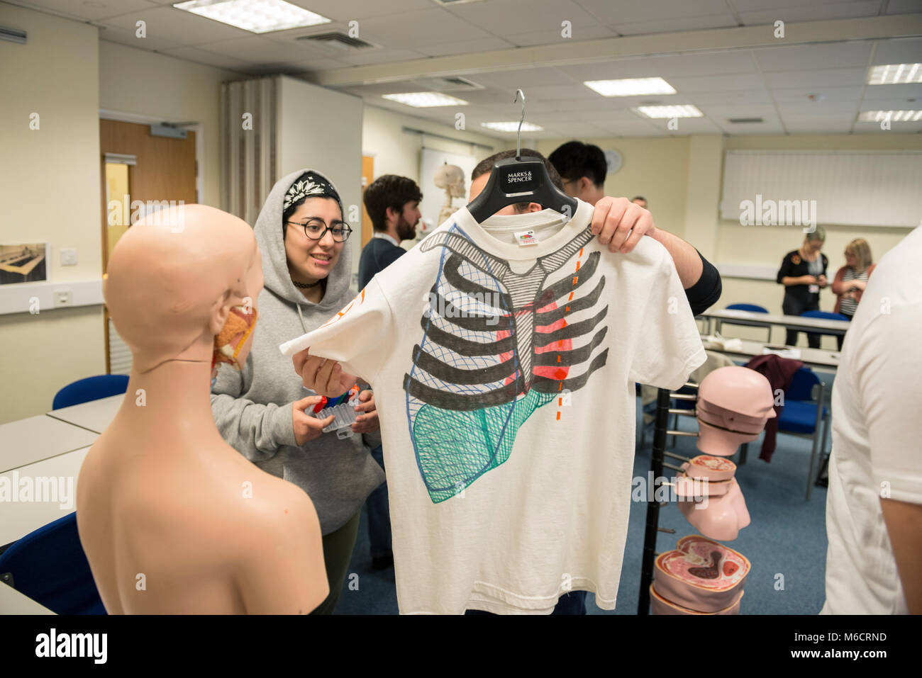 international students learn in a classroom all about the human anatomy ... Biology Diagrams