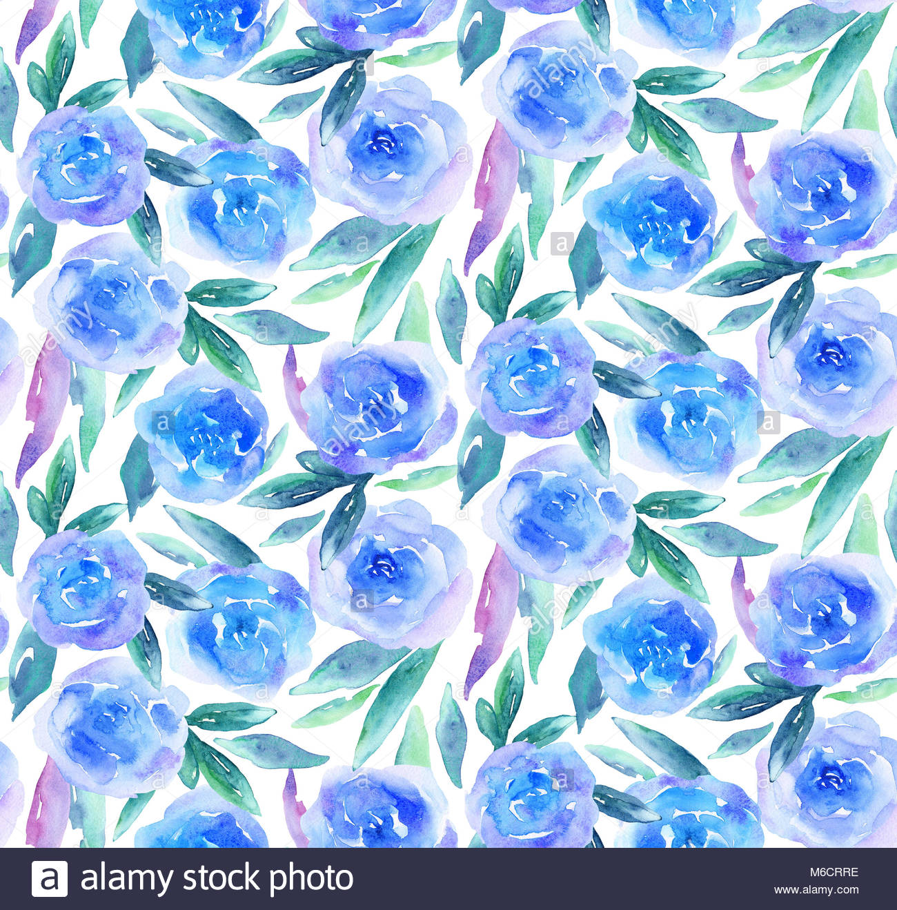 Blue Watercolor Flowers Pattern Teal Floral Background Stock Photo Alamy Blue Watercolor Flowers Pattern Teal Floral Background Stock Photo Alamy