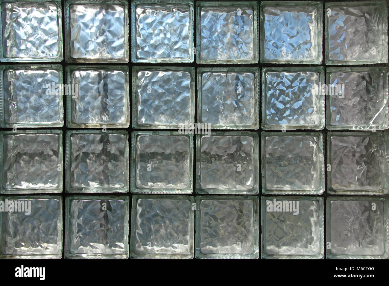 Glass Brick Wall Texture Stock Photos & Glass Brick Wall Texture Stock