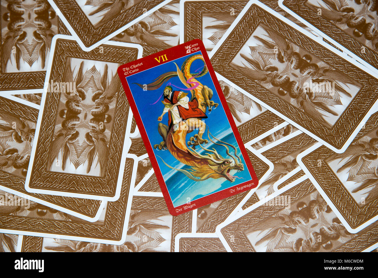 Chariot Tarot Card Stock Photos Chariot Tarot Card Stock Images