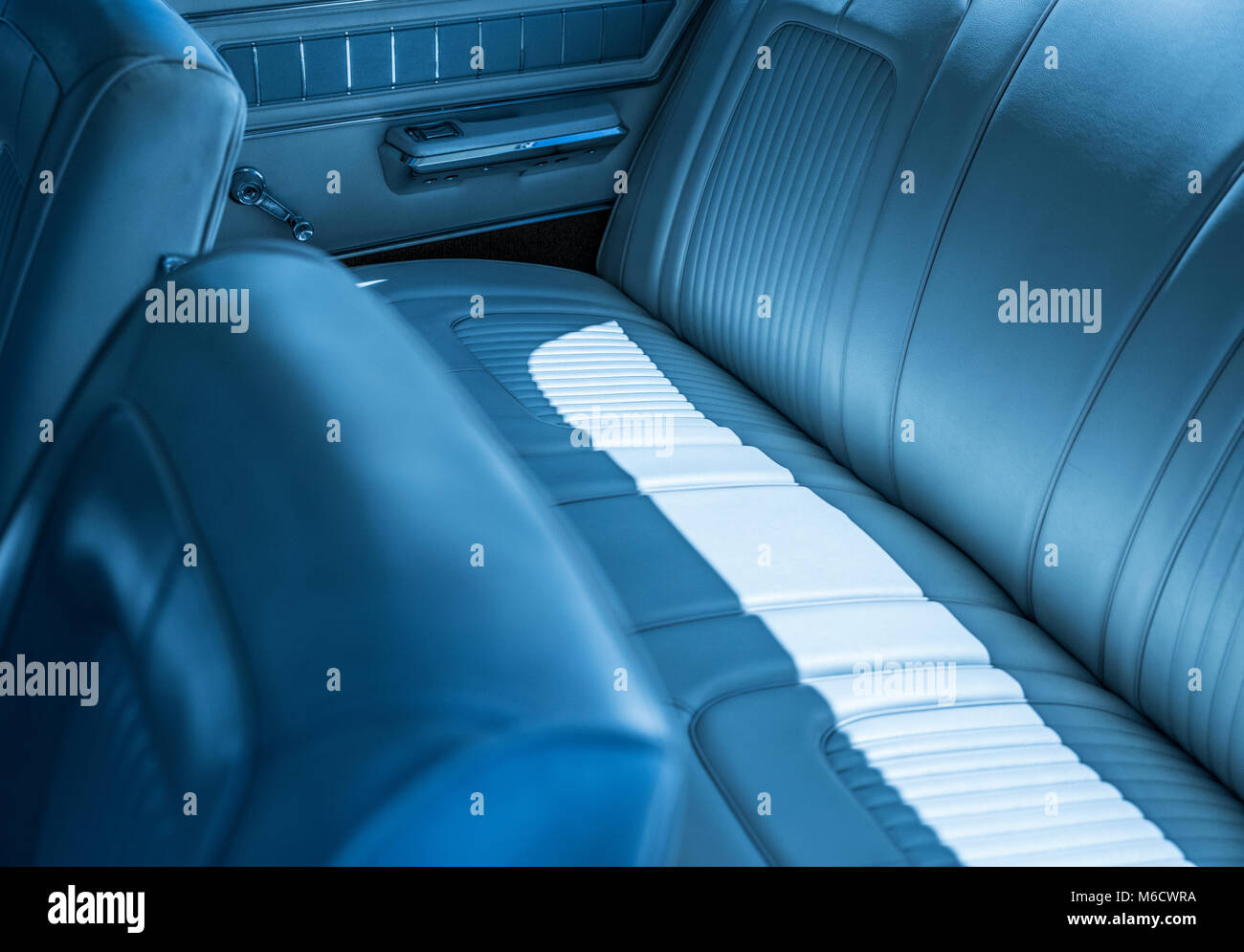 Car Back Seat Stock Photo Alamy