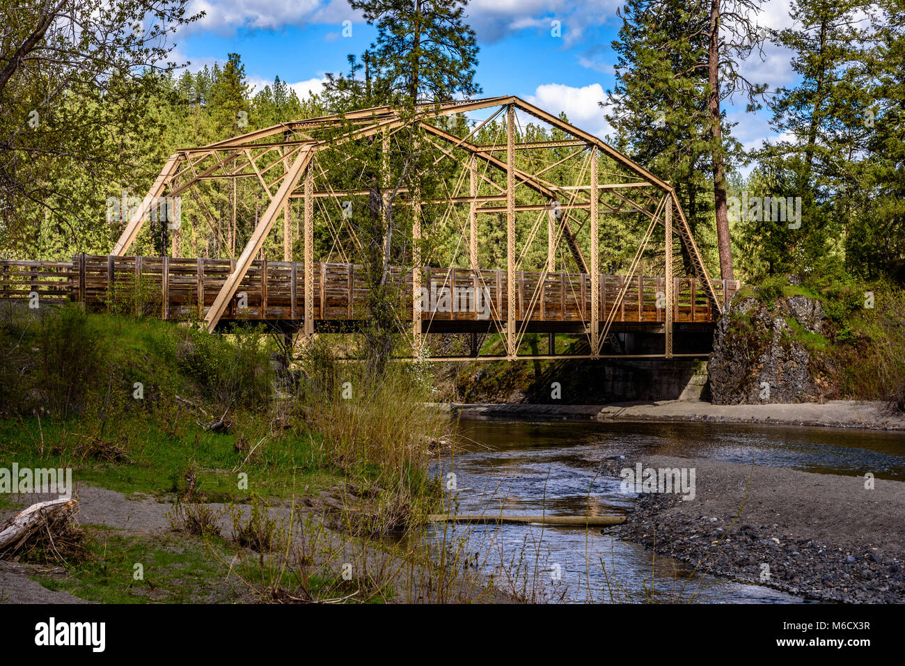 Nine mile falls washington hi-res stock photography and