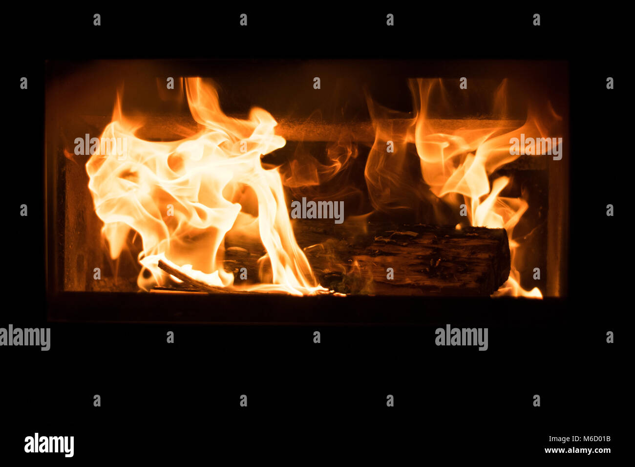 fireplace inside the family home, lareira, confort Stock Photo