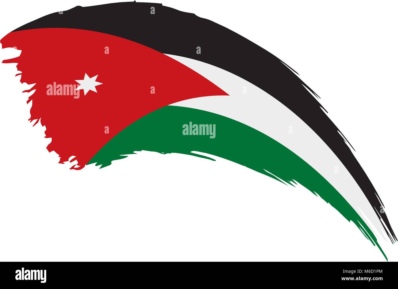 Jordan flag, vector illustration Stock Vector Image & Art Alamy