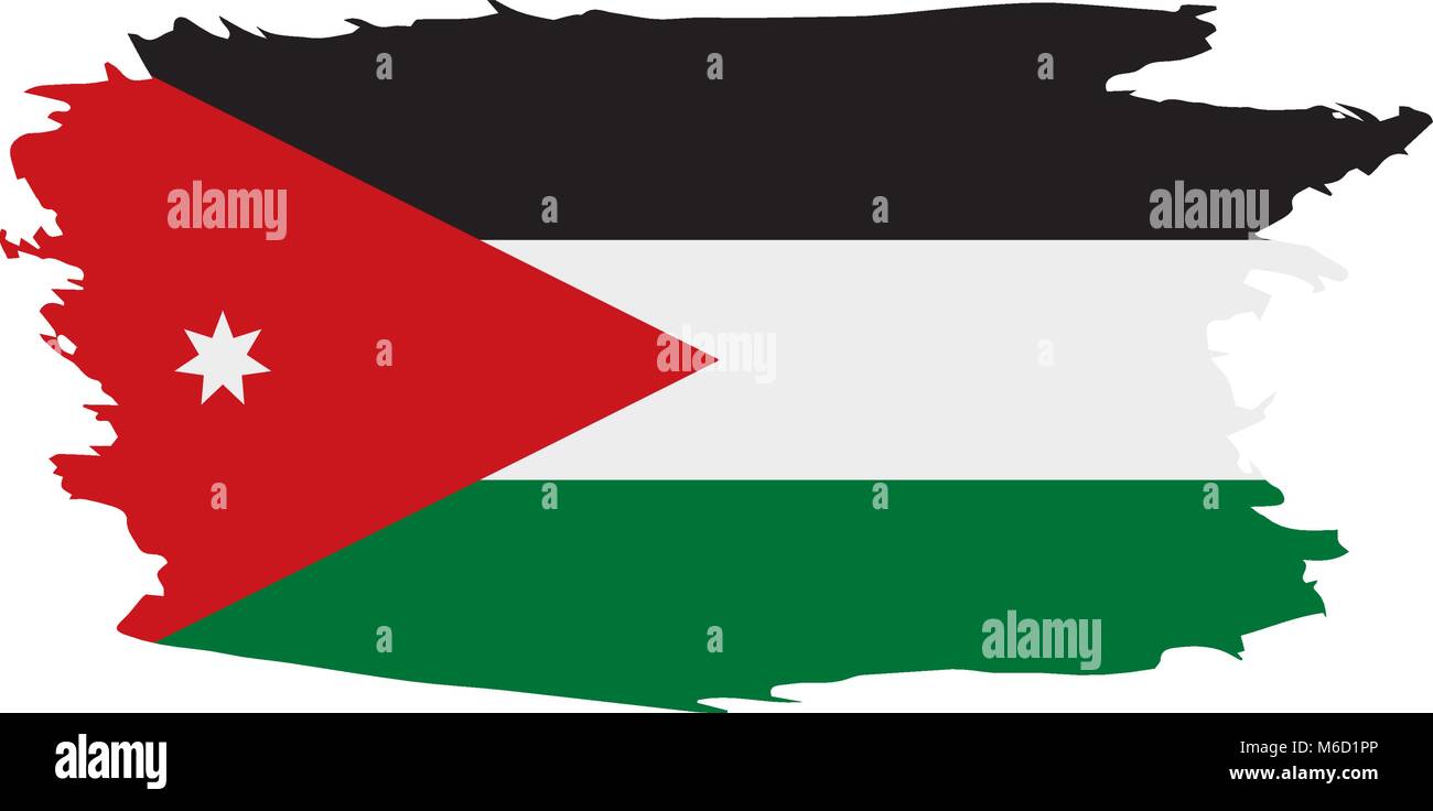 Jordan flag, vector illustration Stock Vector Image & Art - Alamy