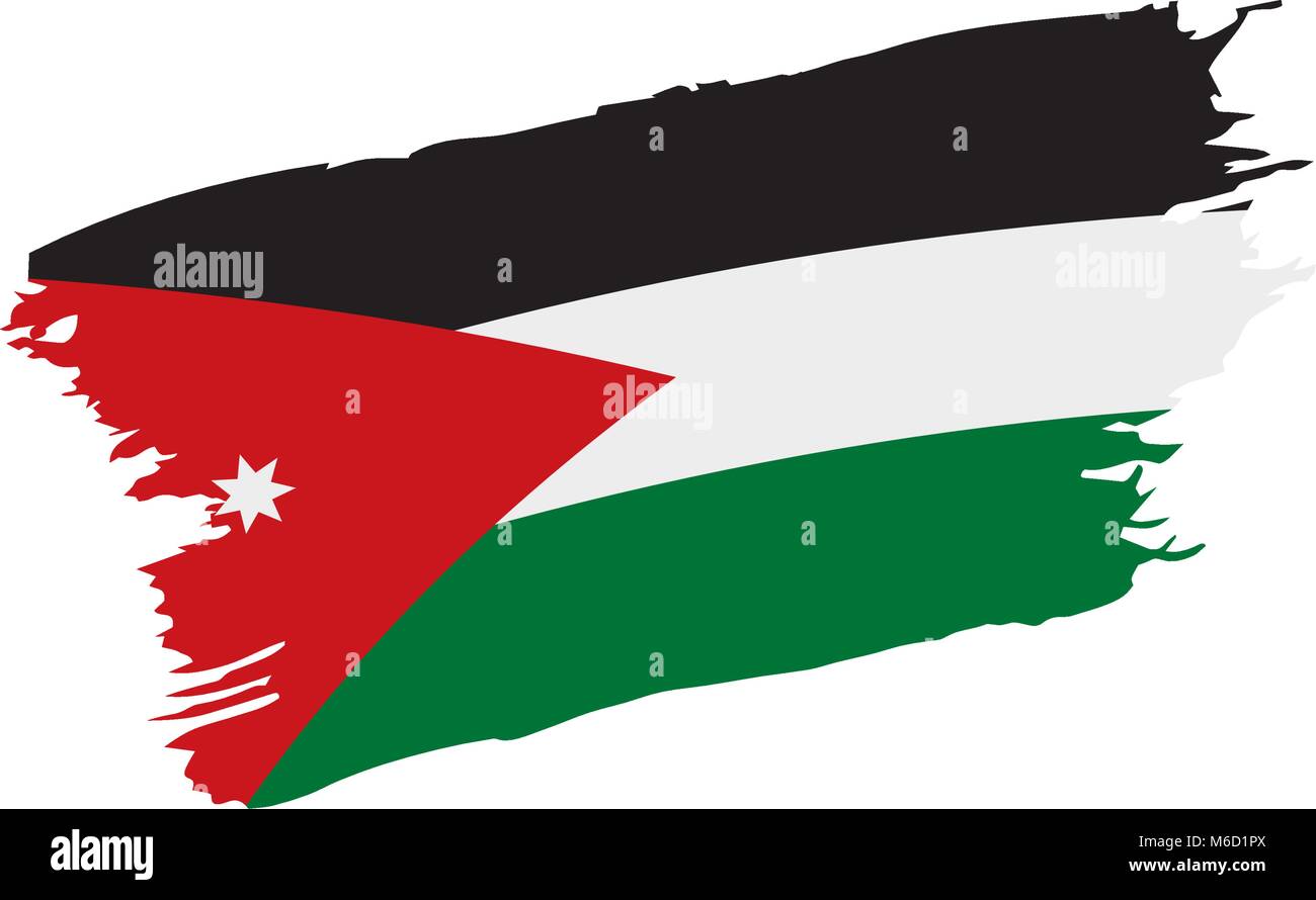 Jordan flag, vector illustration Stock Vector Image & Art Alamy