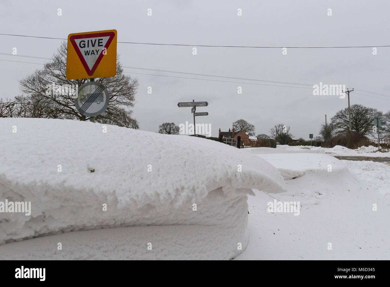 Cars Completely Buried In Snow In Quebec City During A Big Snowstorm Stock Photo Alamy