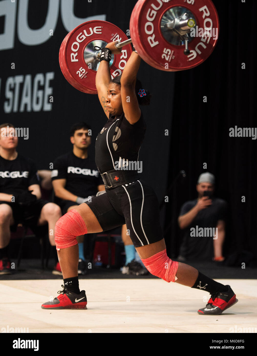Columbus, Ohio, USA. 2 March, 2018. Mathlynn Sasser competes in the