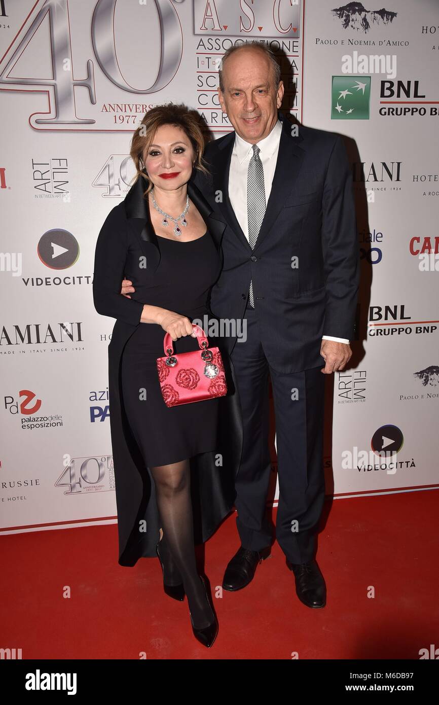 Rome, Italy. 02nd Mar, 2018. Rome, Palazzo delle Esposizioni Party for