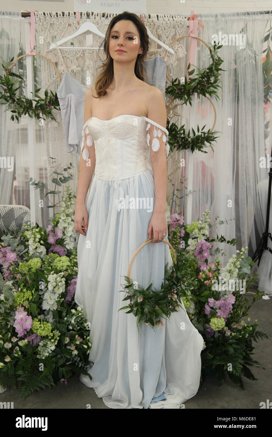 London Uk 03 March 2018 The Biggest Indie Bridal Event In The Uk
