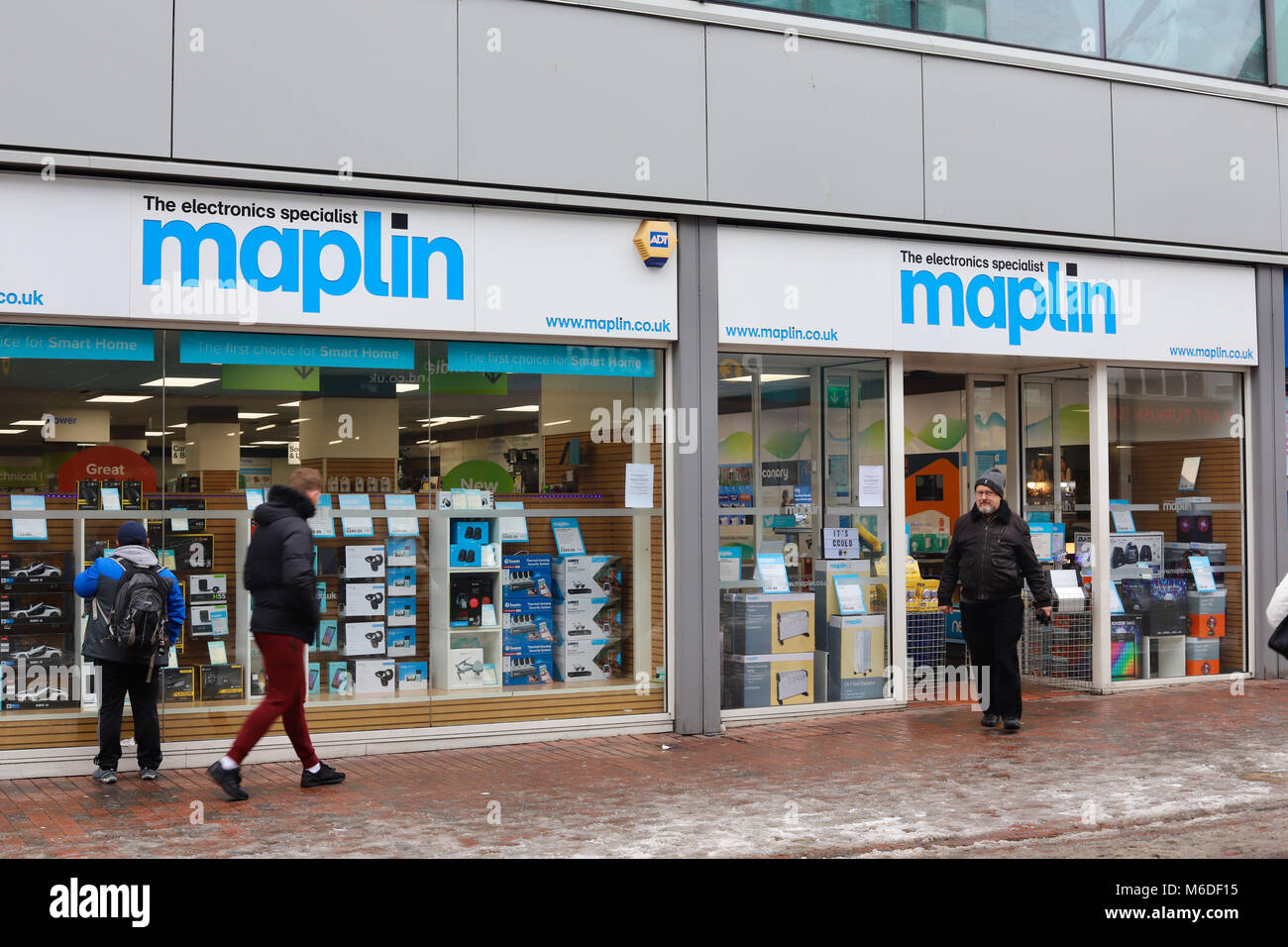 Ipswich, Suffolk. 3rd March 2018. UK News: Maplin electronic goods store still trading despite reported financial difficulties. Ipswich, Suffolk. Credit: Angela Chalmers/Alamy Live News Stock Photo