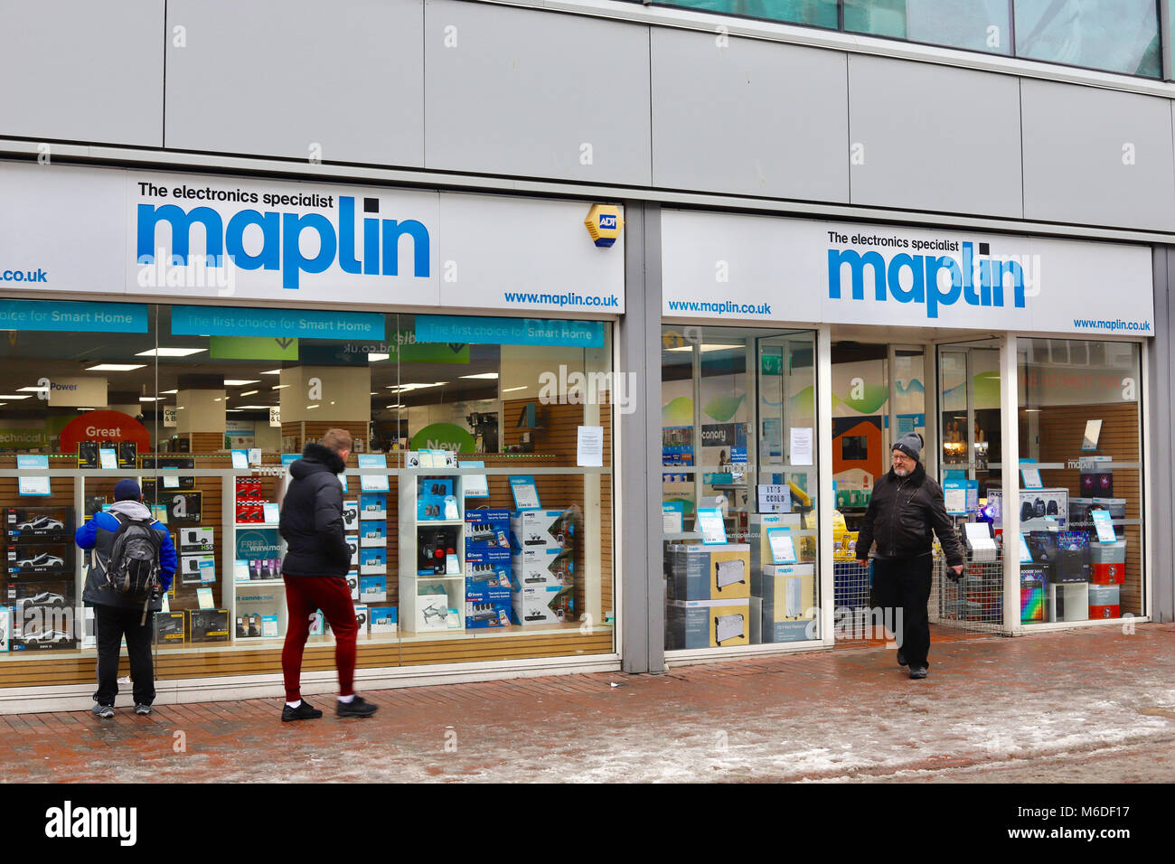 Ipswich, Suffolk. 3rd March 2018. UK News: Maplin electronic goods store still trading despite reported financial difficulties. Ipswich, Suffolk. Credit: Angela Chalmers/Alamy Live News Stock Photo