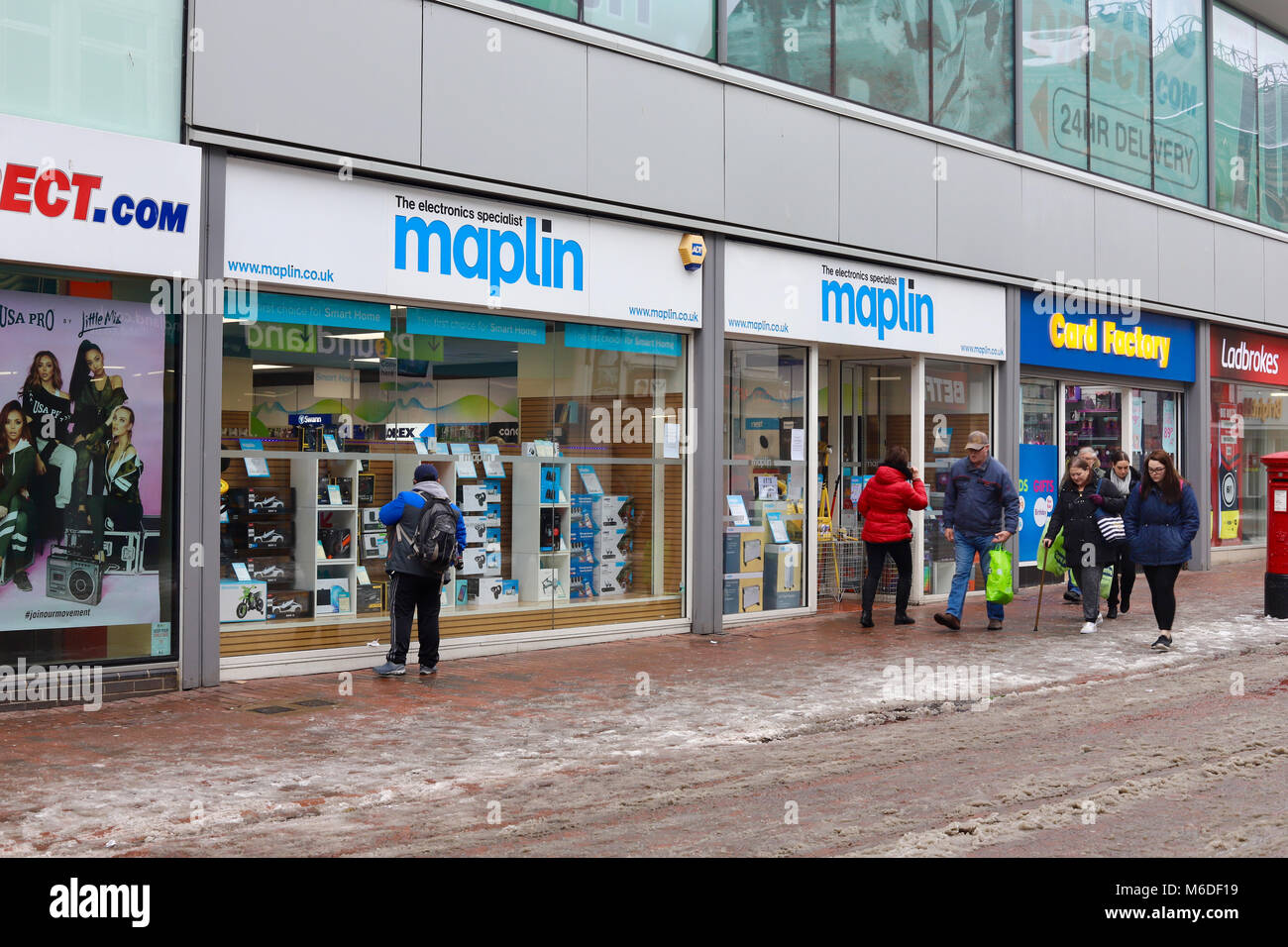 Ipswich, Suffolk. 3rd March 2018. UK News: Maplin electronic goods store still trading despite reported financial difficulties. Ipswich, Suffolk. Credit: Angela Chalmers/Alamy Live News Stock Photo