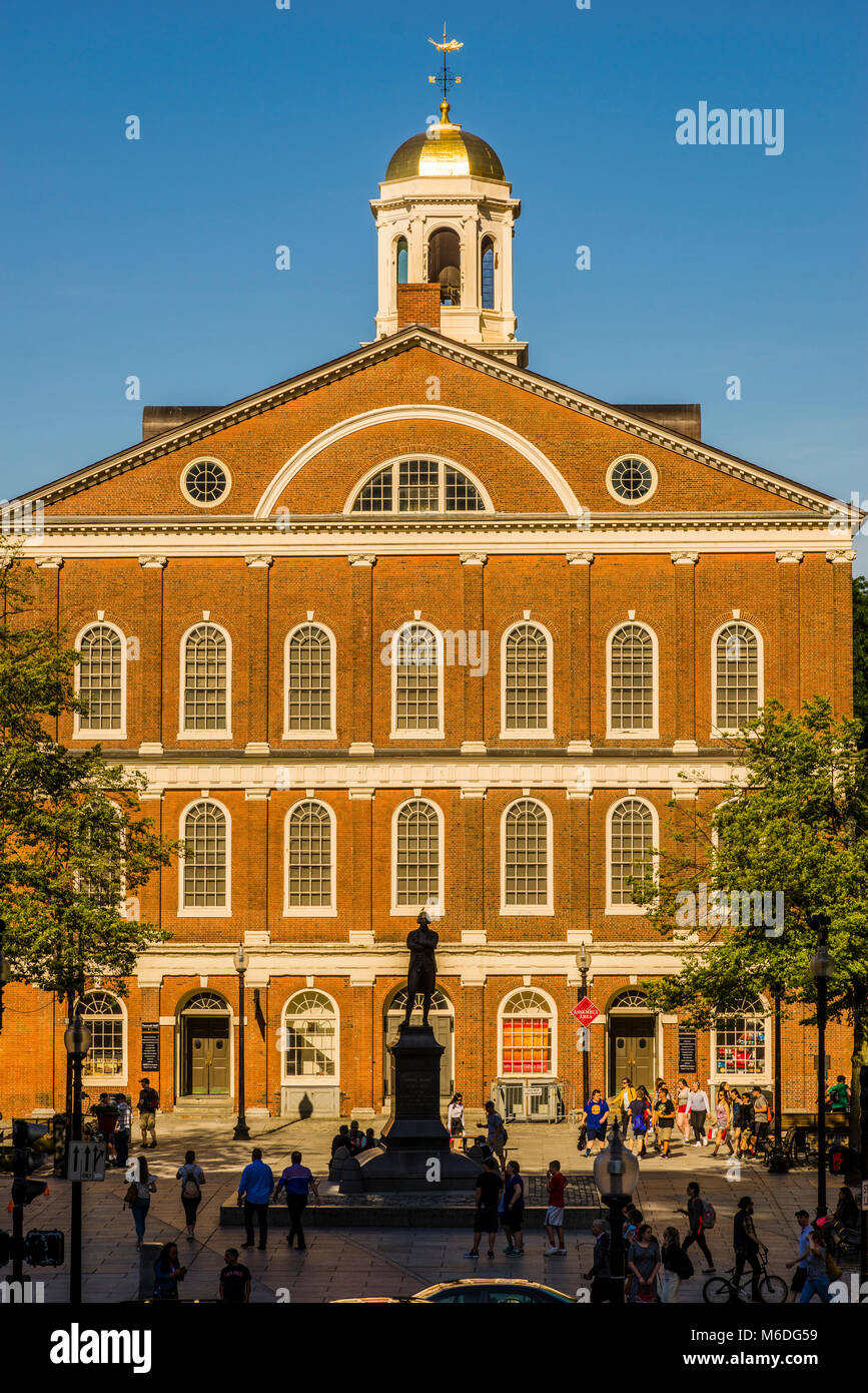 Faneuil Hall Marketplace Boston, Massachusetts, USA Stock Photo Alamy