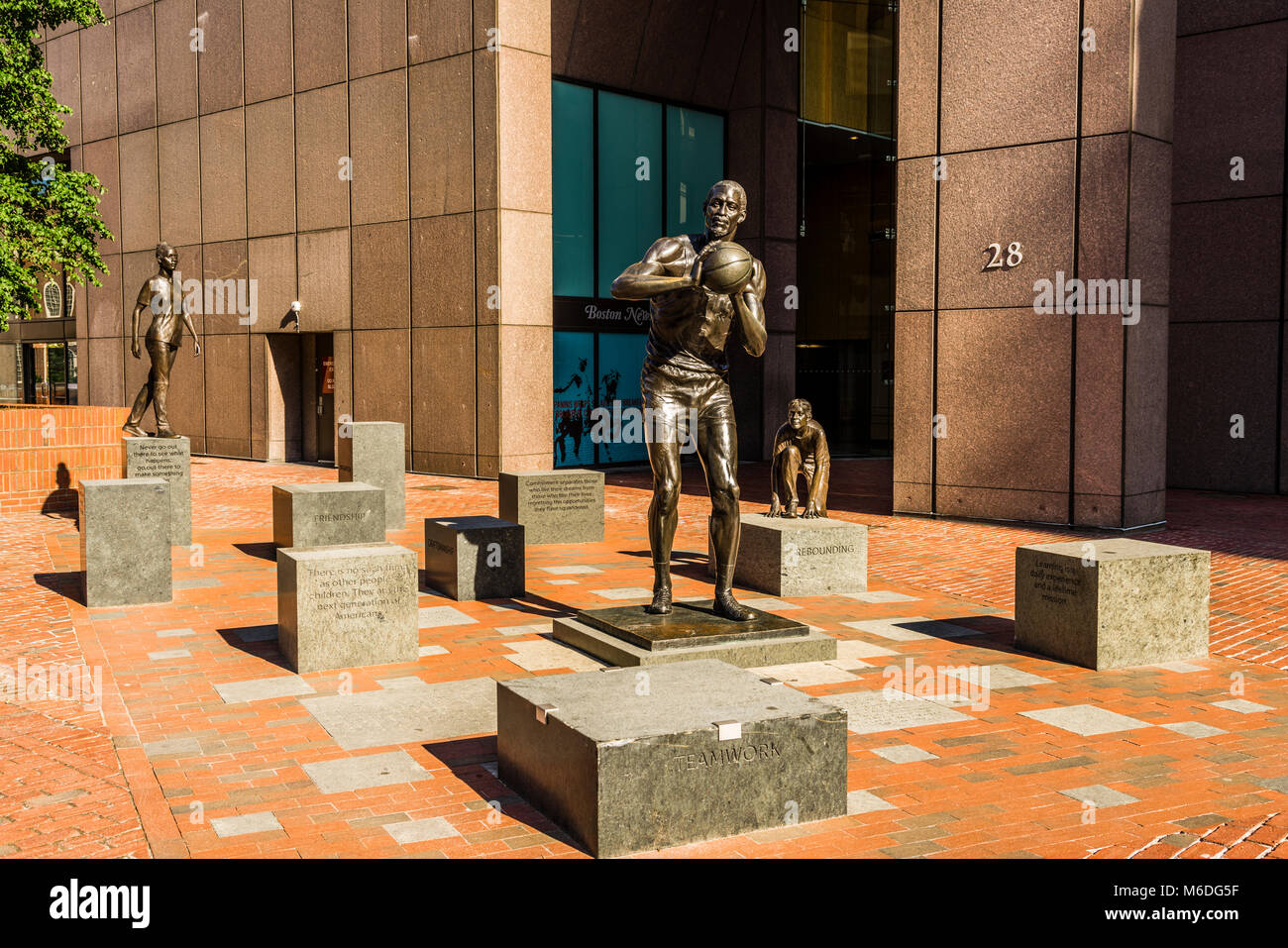 The Bill Russell Legacy Project Boston, Massachusetts, USA Stock Photo