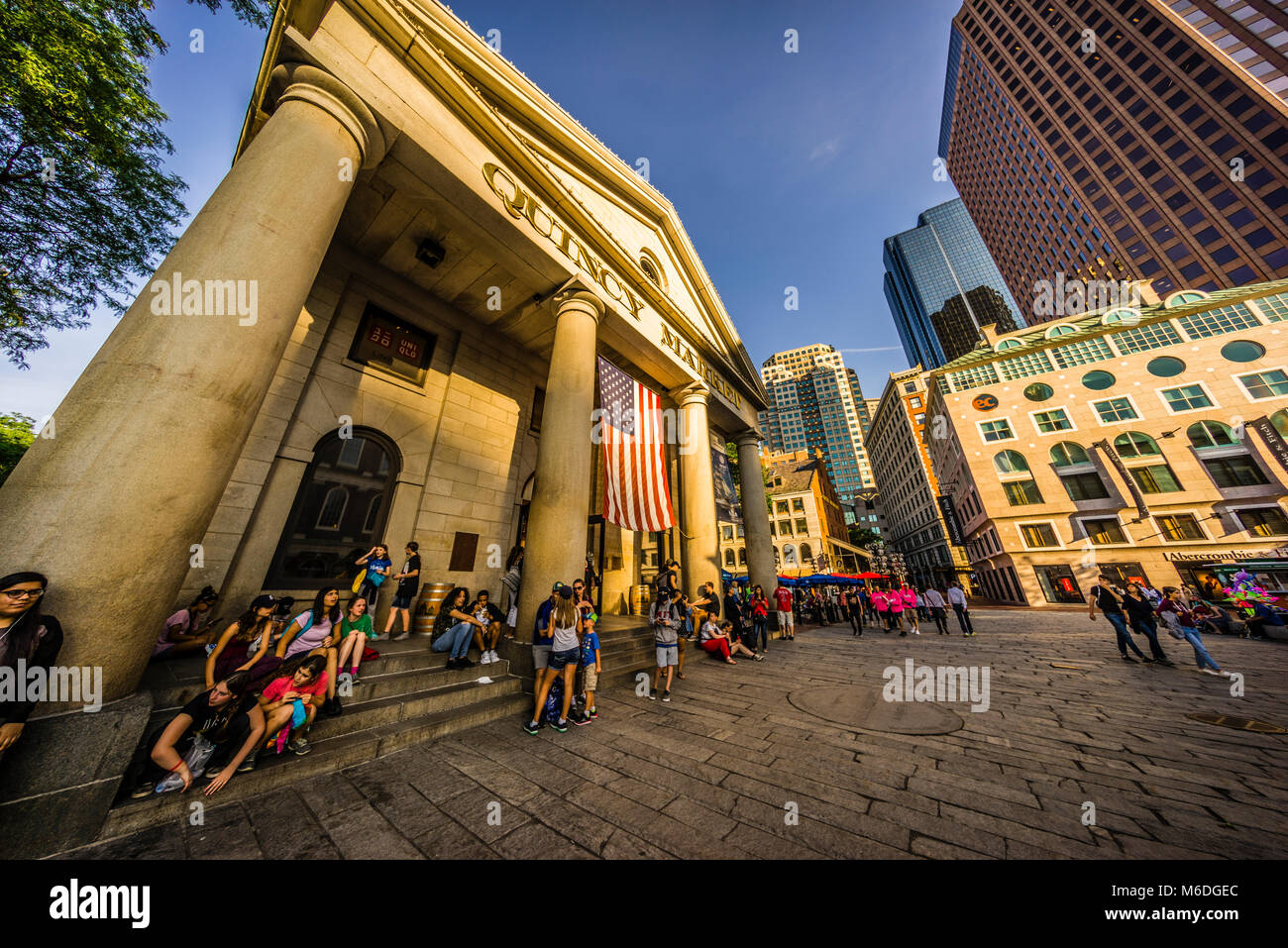 Faneuil Hall Marketplace Boston, Massachusetts, USA Stock Photo Alamy