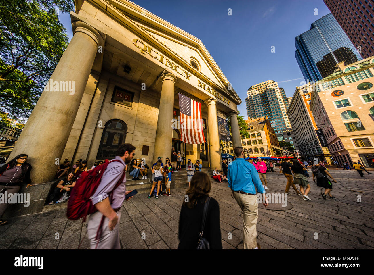 Faneuil Hall Marketplace Boston, Massachusetts, USA Stock Photo Alamy