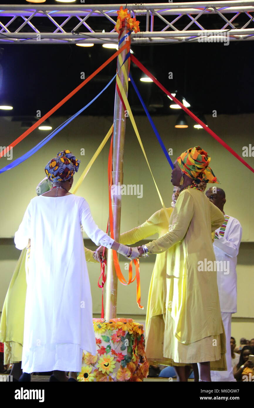 African american Ethnicity Month, Event at Panama City, Panama Stock