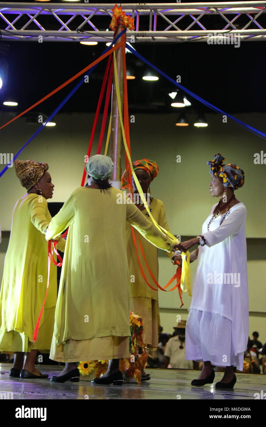 African american Ethnicity Month, Event at Panama City, Panama Stock