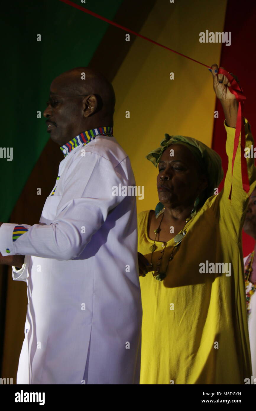 African american Ethnicity Month, Event at Panama City, Panama Stock