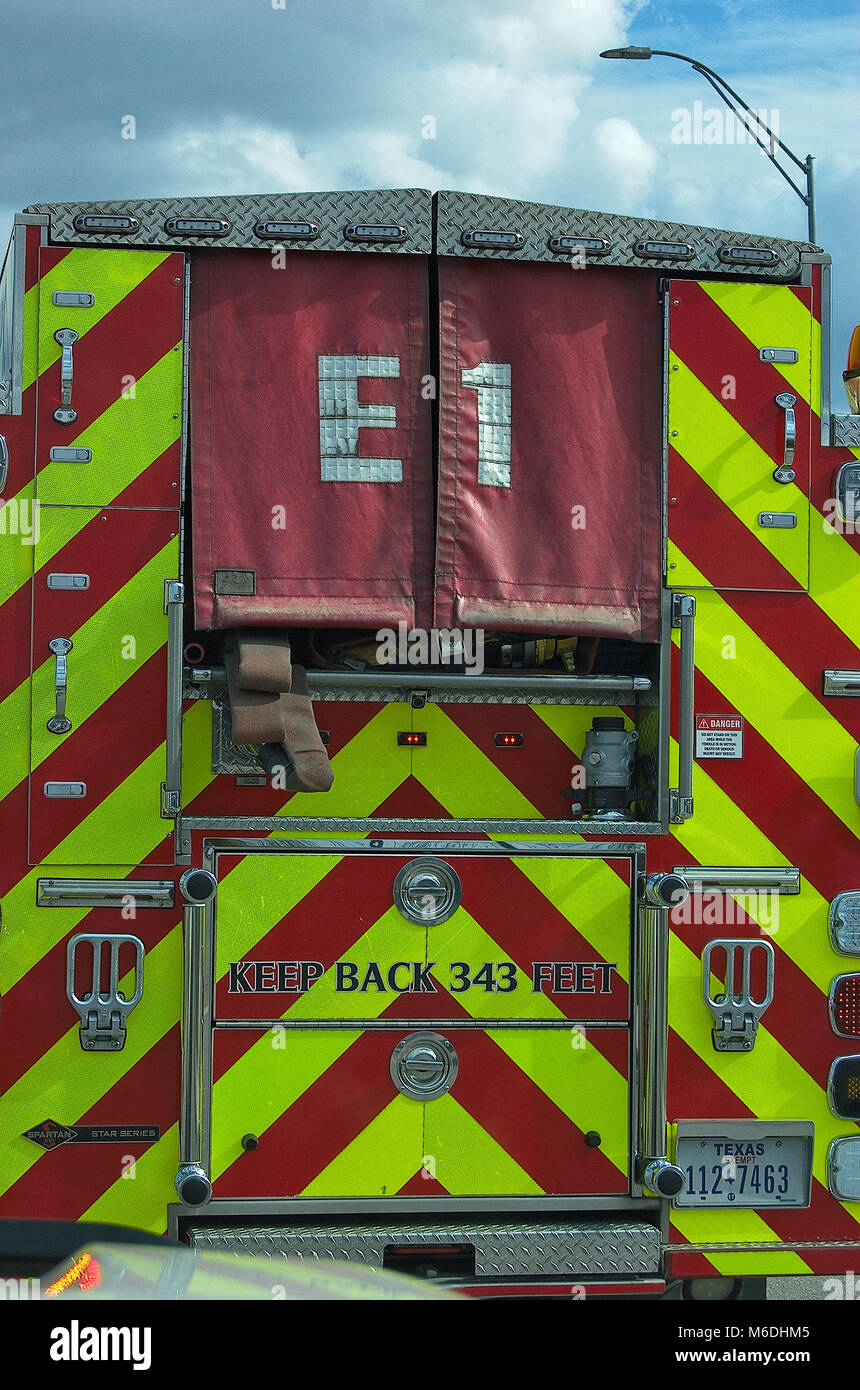 Back Of A Fire Trucknull