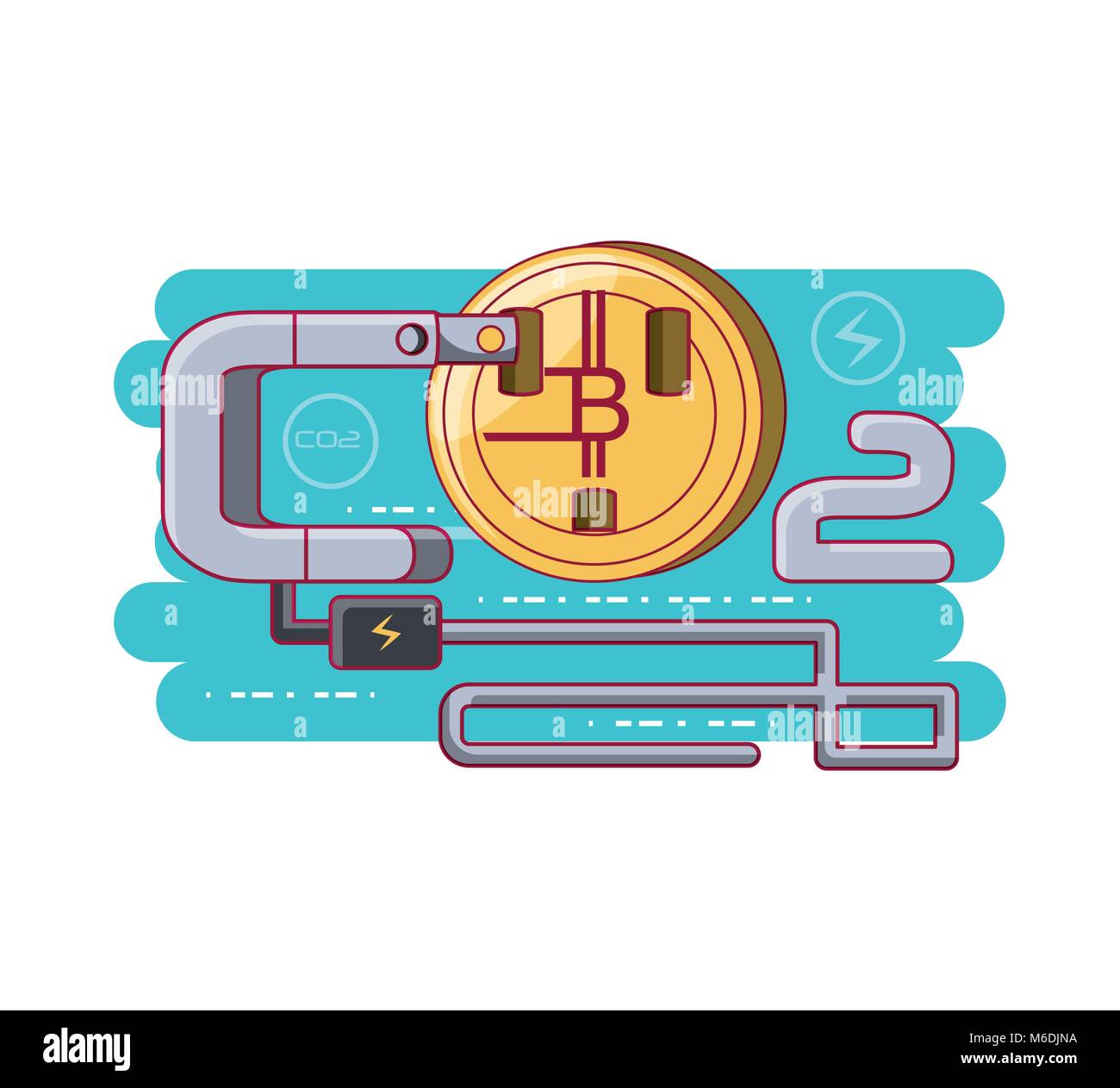Bitcoin electricity Cut Out Stock Images & Pictures - Page 2 - Alamy