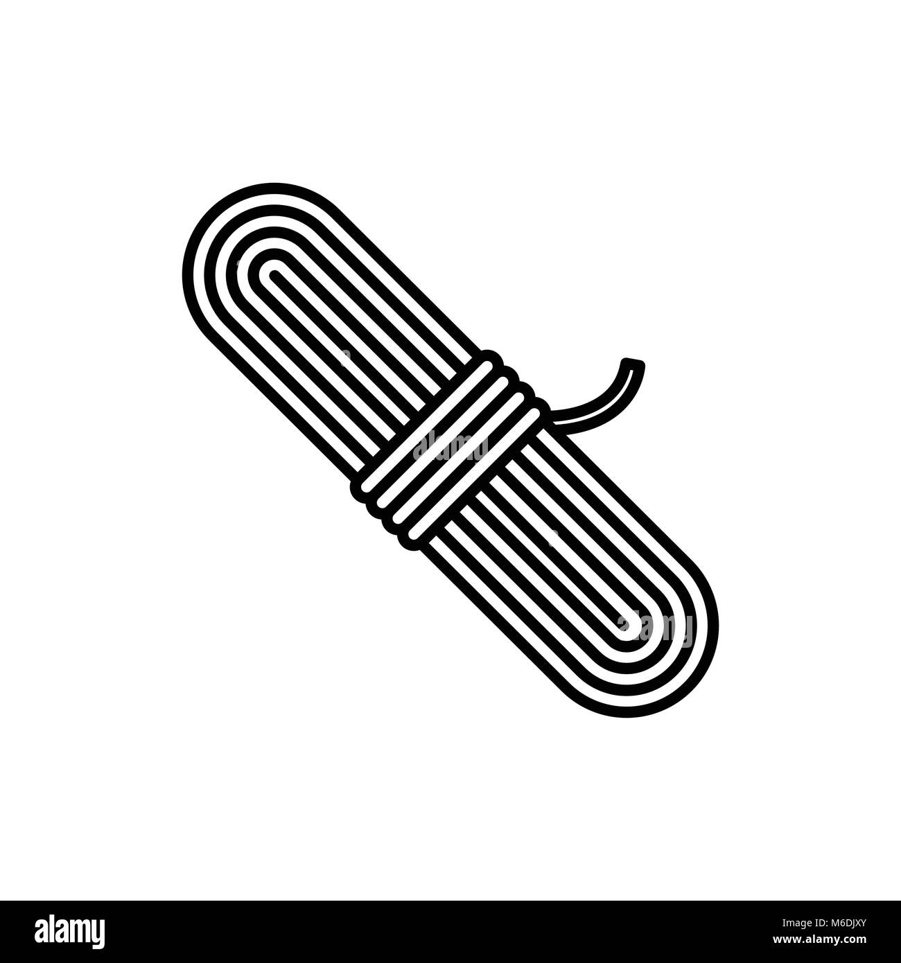 Rope Pack Adventure Thin Line Icon Symbol Vector Illustration Graphic ...