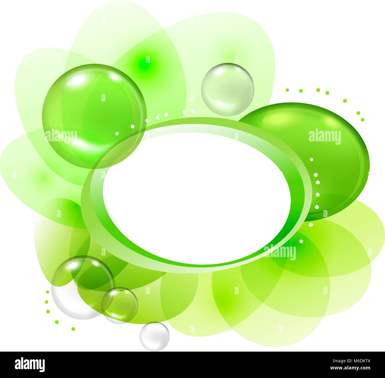 Color abstract with transparent bubbles and drops Stock Vector Image ...