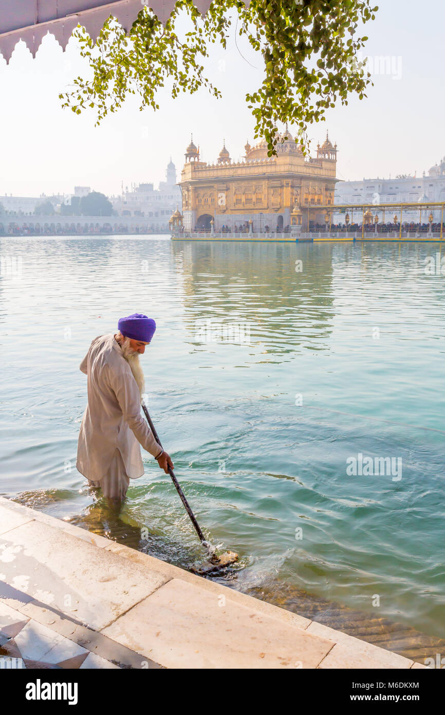 The Golden Temple in Amritsar Stock Photo