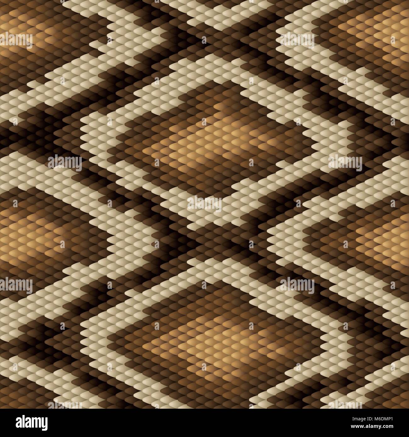 Seamless python snake skin pattern. Vector illustration Stock Vector ...