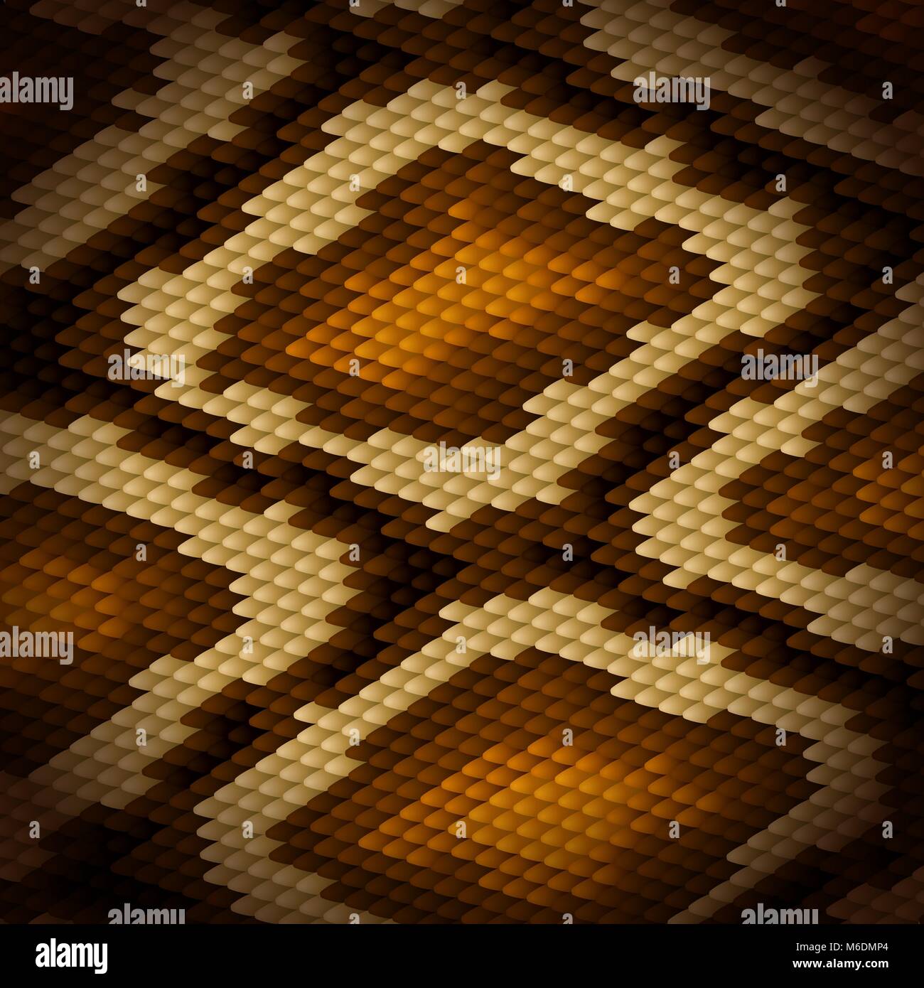 Python snake skin brown background. Vector illustration Stock Vector ...