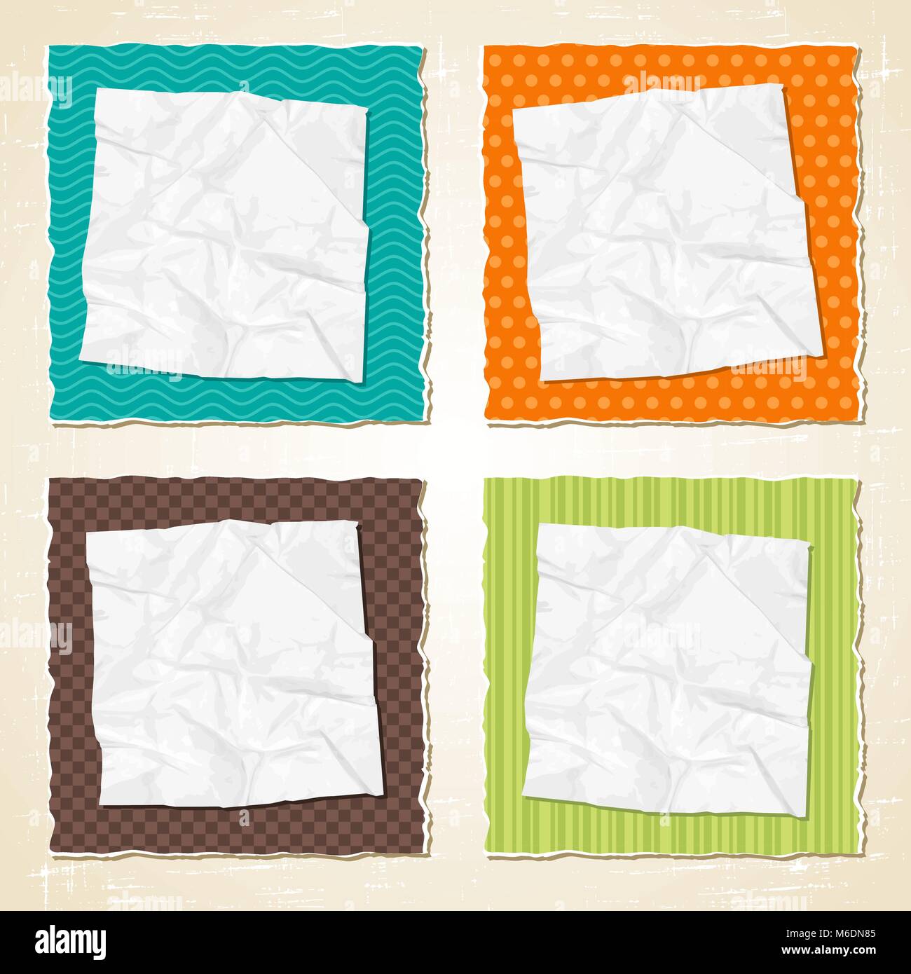 Scratched paper background Royalty Free Vector Image