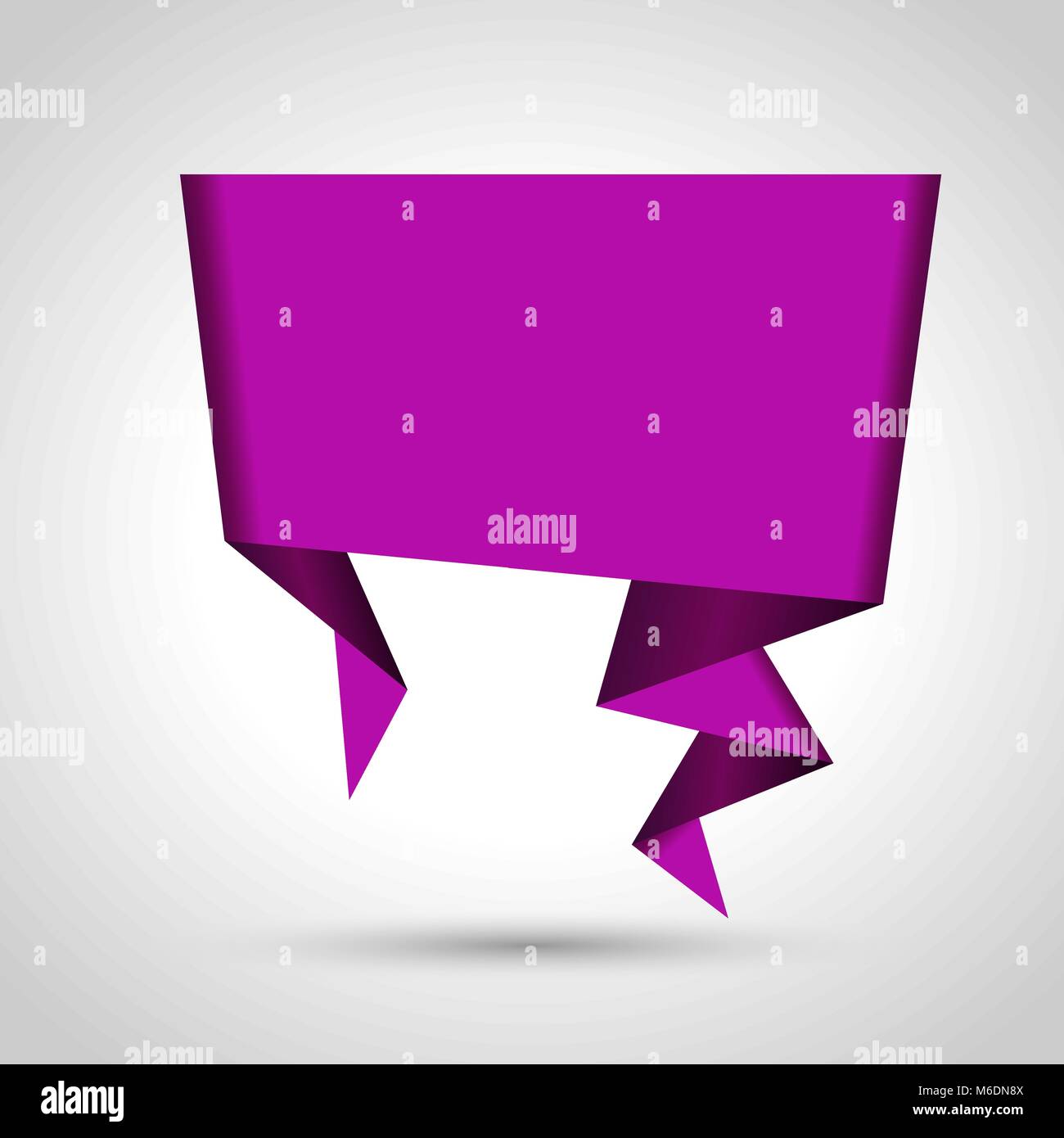 Abstract origami speech bubble vector background. Eps 10 Stock Vector ...
