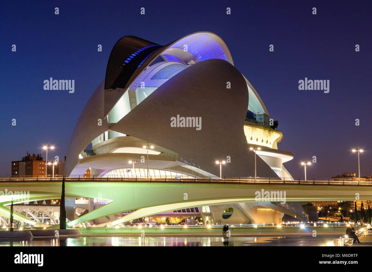 Opera house in Valencia, Spain Stock Photo Alamy