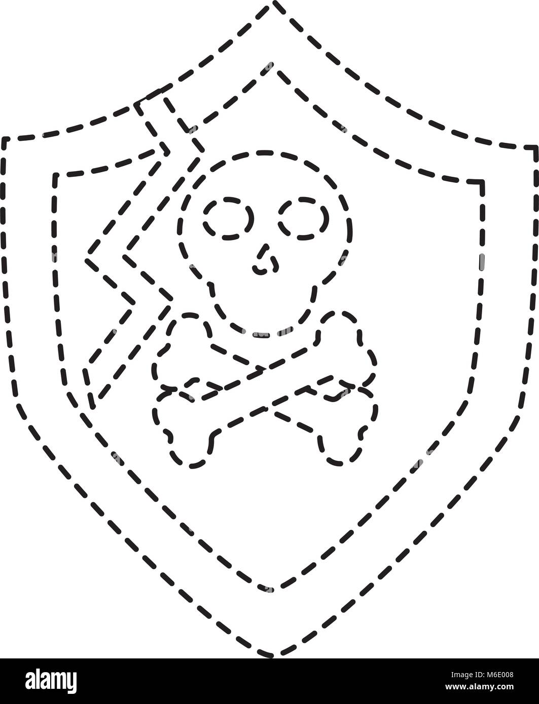 broken shield protection security data digital Stock Vector Image & Art Alamy