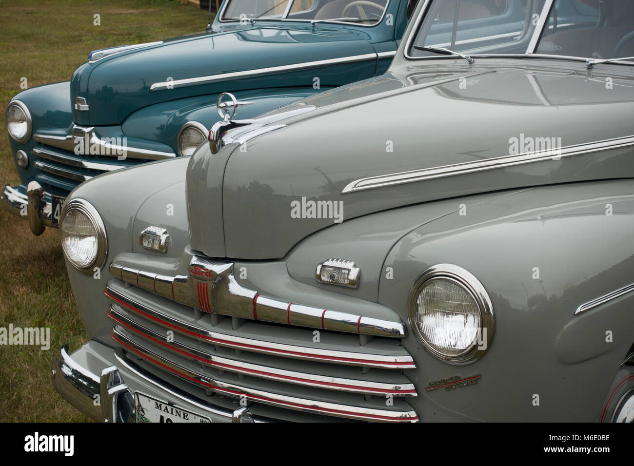 antique car show in Wells Maine Stock Photo Alamy