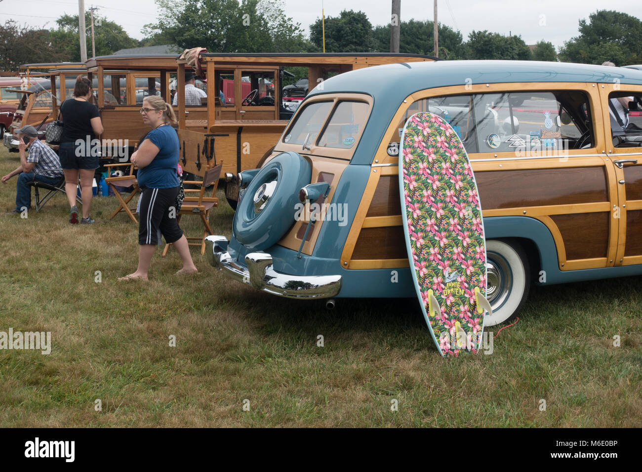 antique car show in Wells Maine Stock Photo Alamy