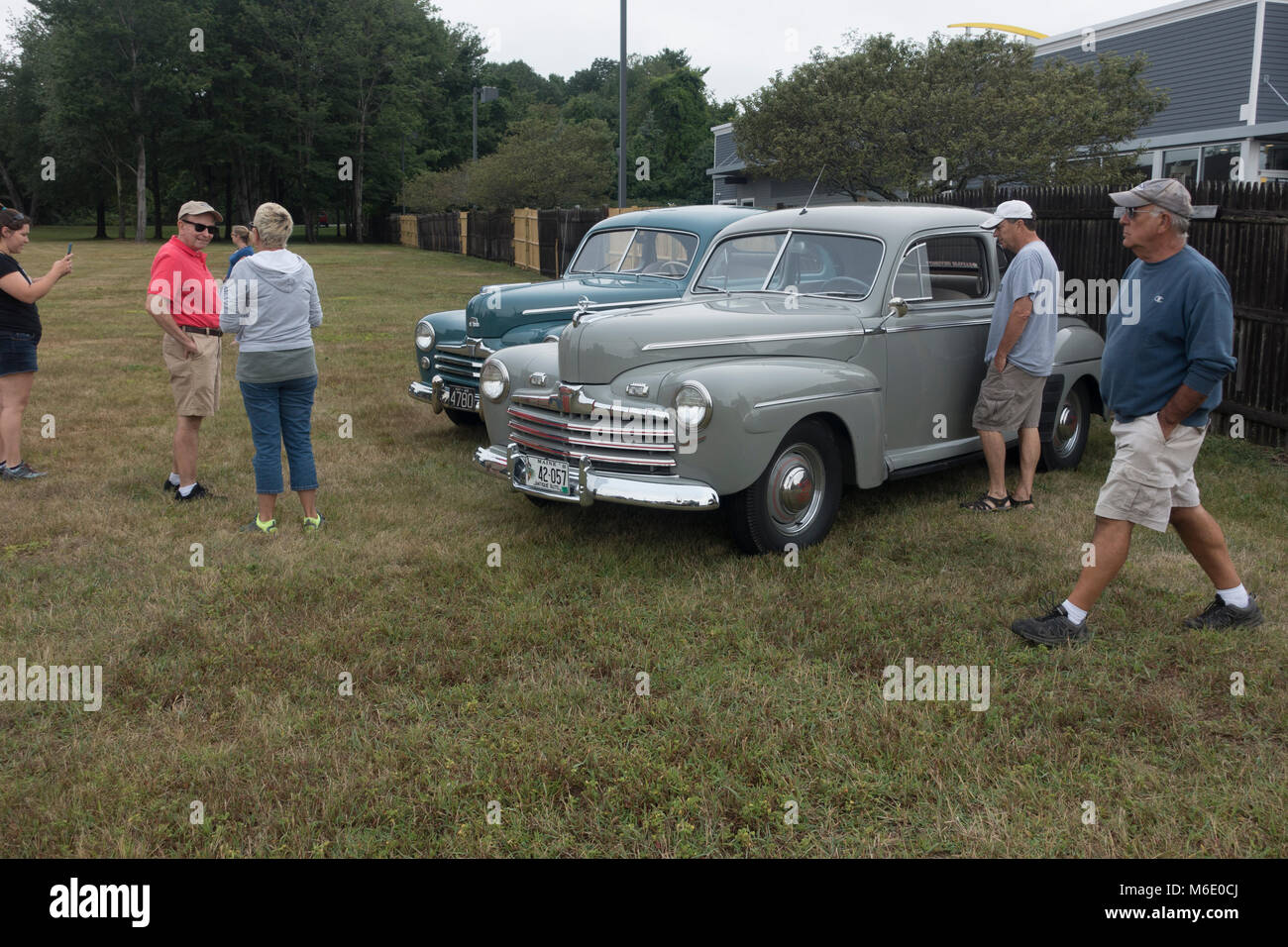 antique car show in Wells Maine Stock Photo Alamy