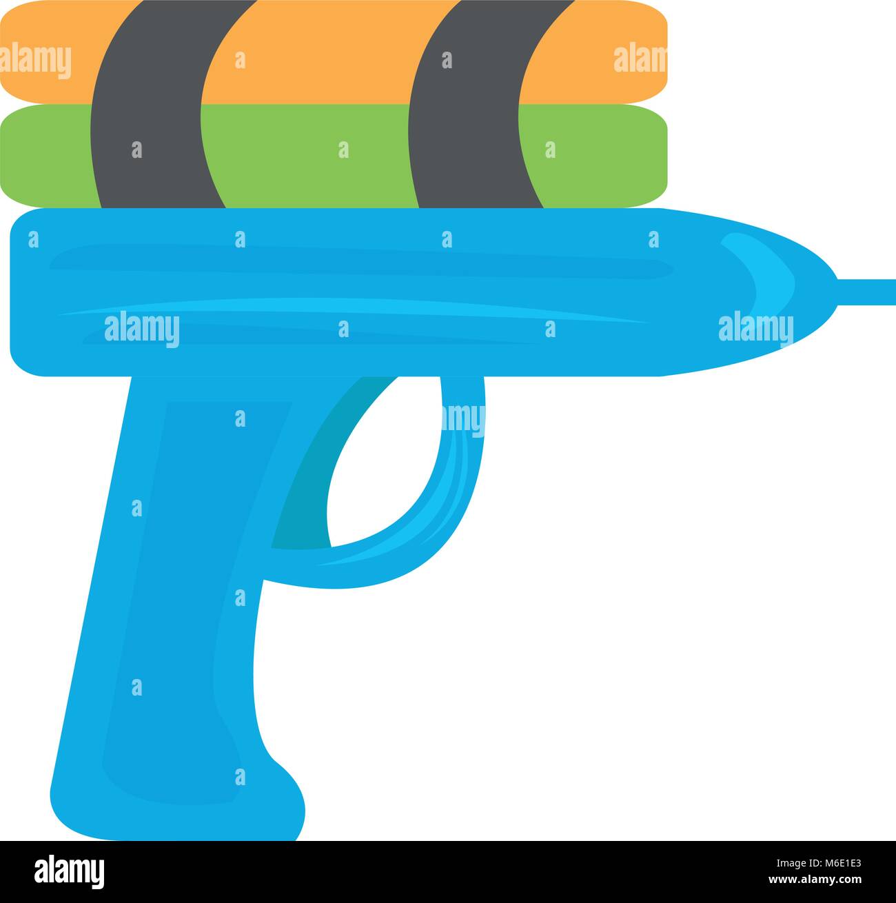 Colored water gun toy icon Stock Vector Image & Art - Alamy