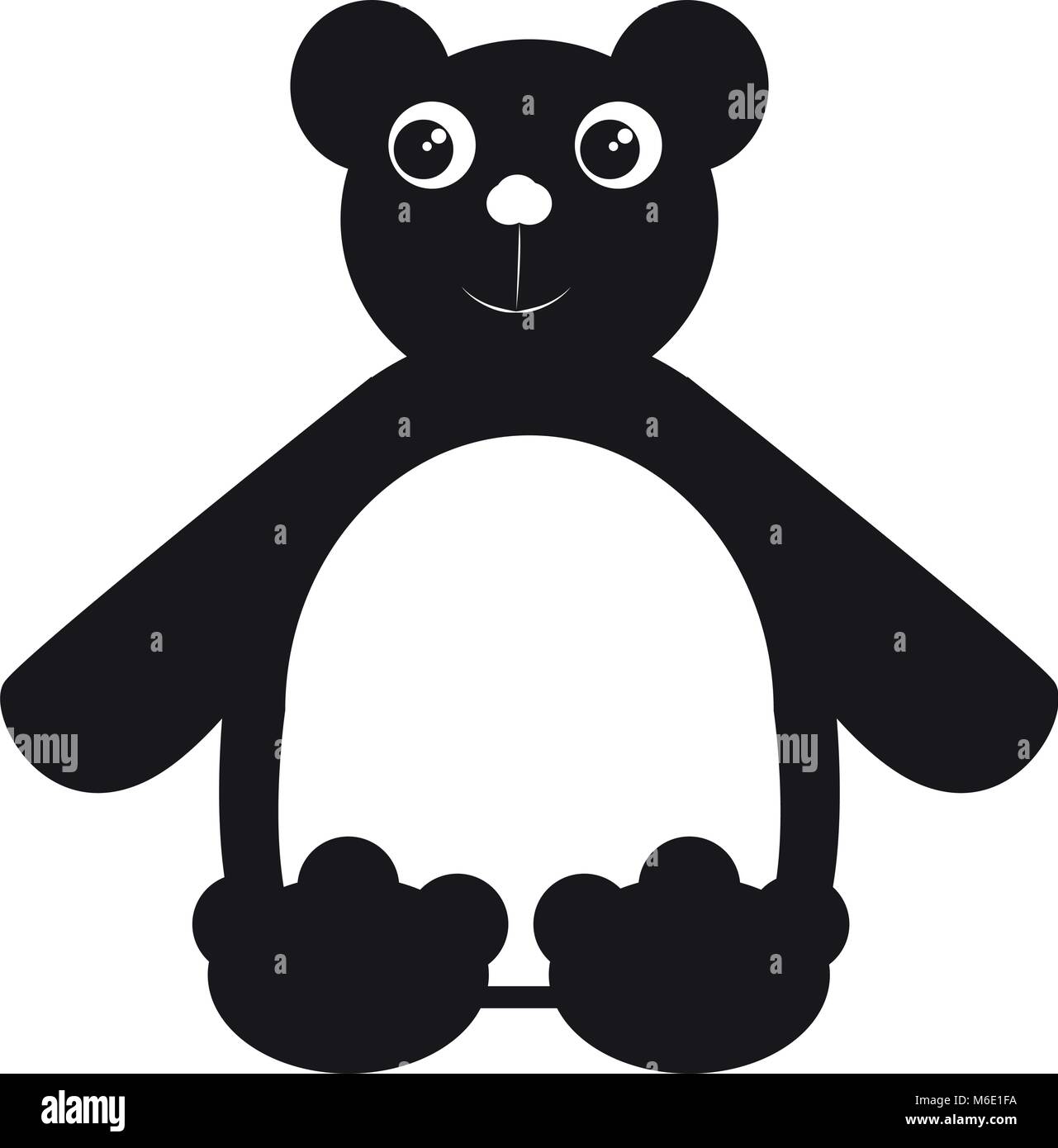 Isolated teddy bear toy icon Stock Vector Image & Art - Alamy