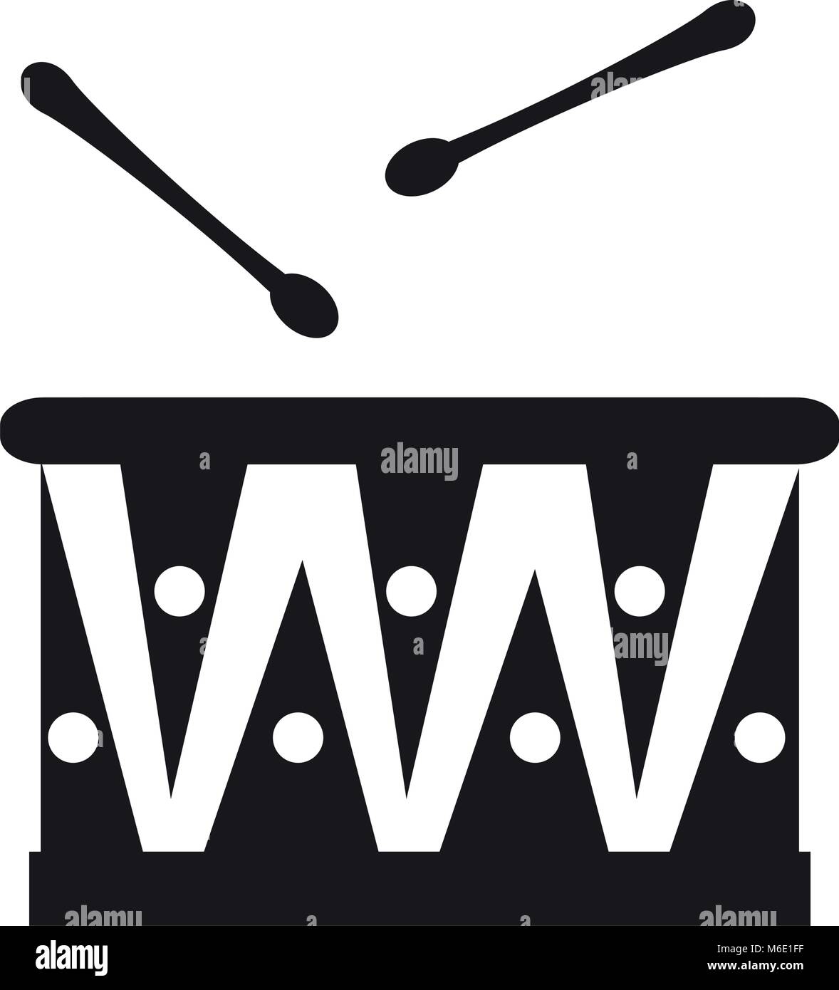 Isolated drum toy icon Stock Vector Image & Art - Alamy