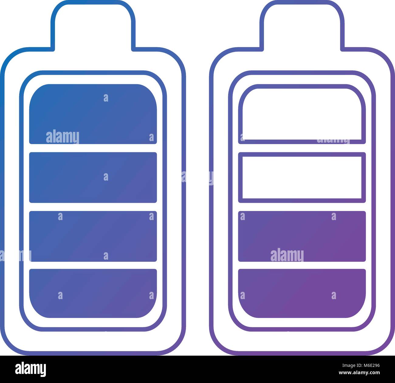 battery levels power icon Stock Vector Image & Art - Alamy