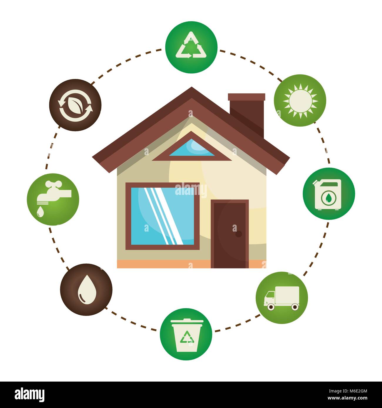 environmental and ecology set icons Stock Vector Image & Art - Alamy