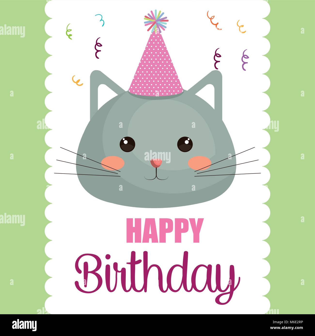 Cat celebrating birthday hi-res stock photography and images - Alamy