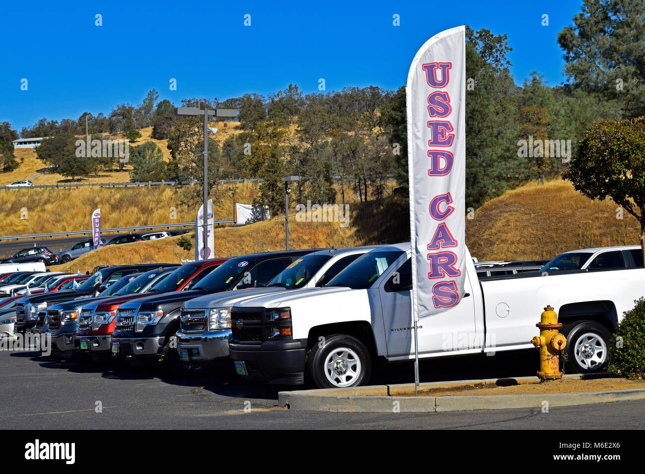 Ford Auto Dealership lot, Sonora, California Stock Photo Alamy